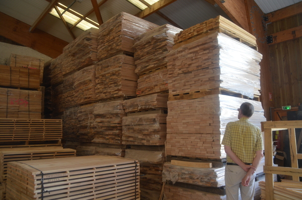 Visite de la scierie Pianetti avec l'Office de Tourisme de Châtillon-sur-Seine