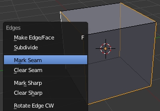 Marquer comme endroit de coupe (Mark seam)