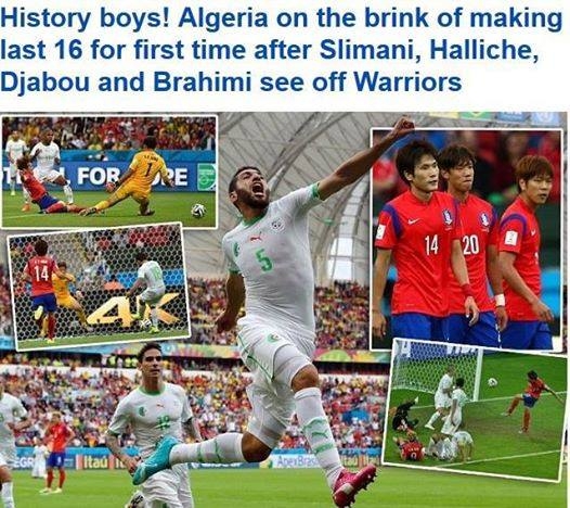 Dimanche 22.6.2014 EN-Corée du Sud 4-2 Mondial brésil