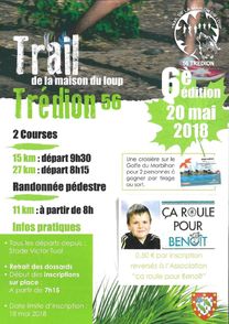 Trail de la Maison du Loup - Trédion - Dimanche 20 mai 2018