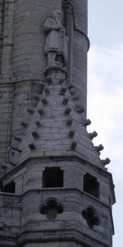 un hurlu (gardien de la cité) du beffroi de Tournai