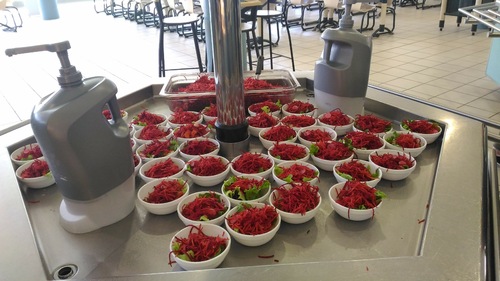 UN REPAS 100% BIO  AU LYCEE DE CHAROLLES !