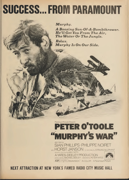 MURPHY'S WAR BOX OFFICE 1971