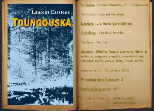 Ludovic Daussoy T2 - Toungouska - Laurent Carstens