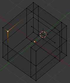 Sélectionner le premier vertex