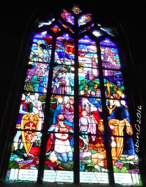 Intérieur de l'Eglise Saint-Malo à Dinan