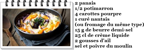 Gratin de légumes oubliés au fromage