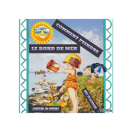 Dessin et peinture - vidéo 3674 : Comment réaliser un bord de mer à la peinture au couteau ? 1/2 - huile ou acrylique