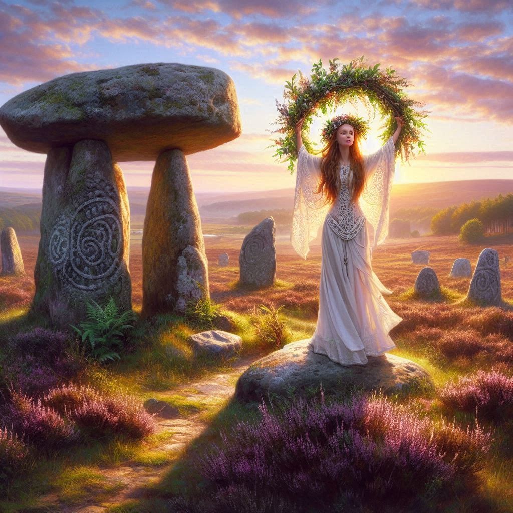Druidesses celtiques générées
