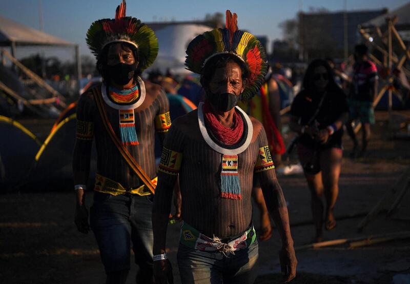 Des milliers d’indigènes se mobilisent contre Jair Bolsonaro