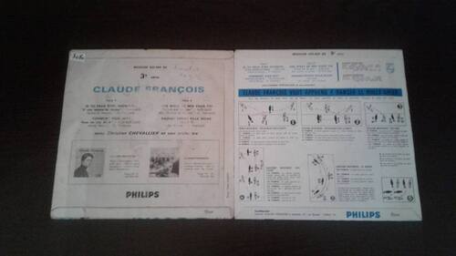 Enfin les deux variantes du 45 tours de Claude François "Si tu veux être heureux "