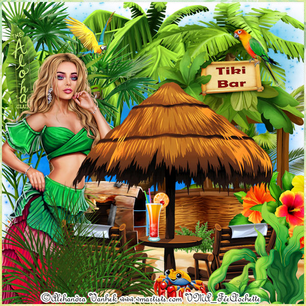 Cassandra au Tiki bar