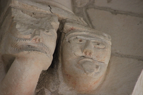 L'église de Gargilesse, les chapiteaux