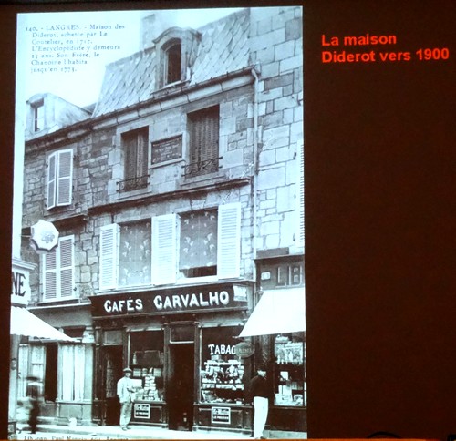 Diderot à Langres", une conférence de David Covelli, pour l'Association Culturelle Châtillonnaise