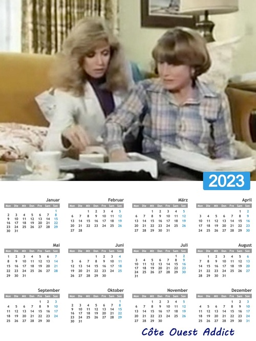 Jahreskalender 2023.