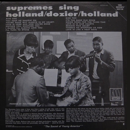 The Supremes : Album " Supremes Sing Holland▪Dozier▪Holland " Motown Records MS 650 [ US ]