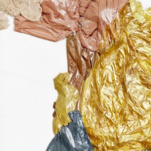 Nadine Goepfert creates abstract artworks by vacuum-packing everyday garments