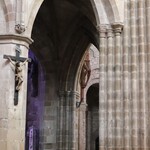 quatre travées est de la nef ouvrant sur la chapelle ducale