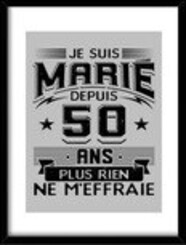 50 ans de mariage ...