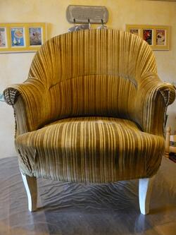 Fauteuil Crapaud Blanc