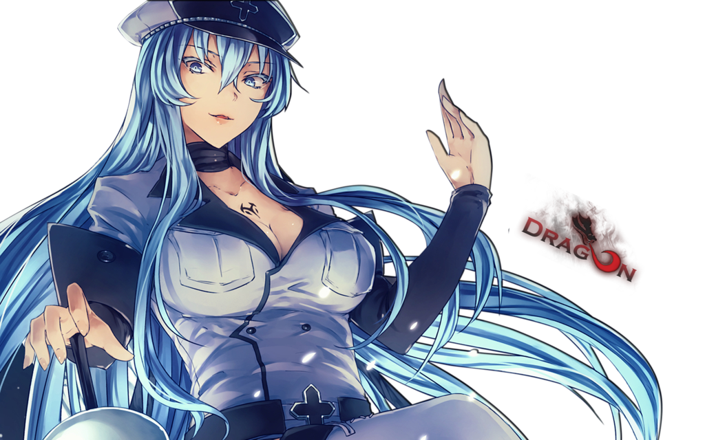 Akame Ga Kill Render - Esdeath by Dragon-Make-a