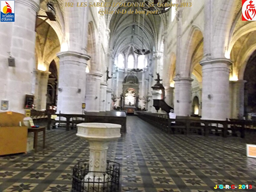 EGLISE 1/2 Notre Dame de BON PORT LES SABLES D'OLONNE  85   08/01/2014