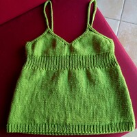 Top à bretelles au tricot - Emgie Esther : tricot, crochet et cheveux crépus