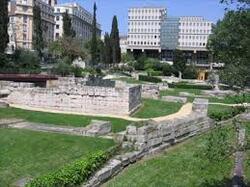 Le jardin des vestiges grecs