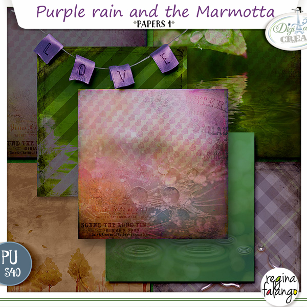 PURPLE RAIN AND THE MARMOTTA BY REGINAFALANGO
