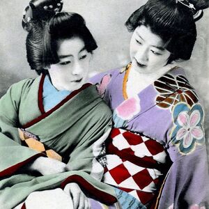 Genroku kimono Style, 1912, Japan