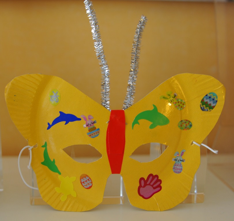 Masques papillon - Les Pious de Chatou (Assistante Maternelle Chatou