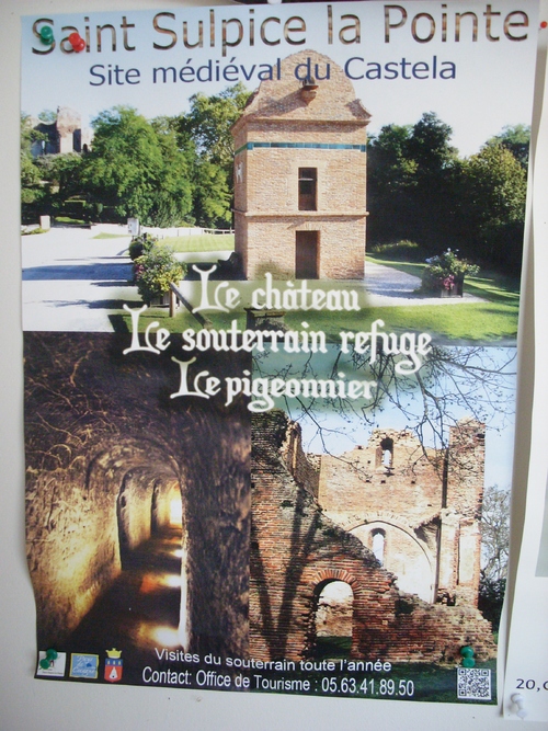 Les souterrains du Château médiéval de Saint Sulpice  (Tarn)