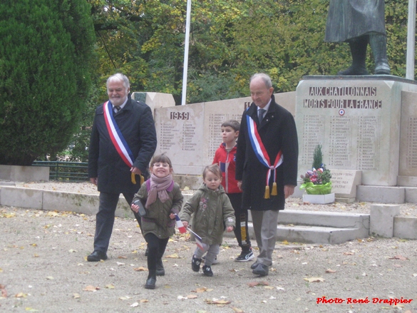 Le 11 novembre 2023 à Châtillon sur Seine, vu par René Drappier