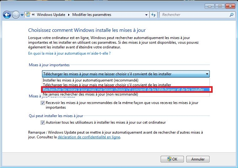 windows update disable 3