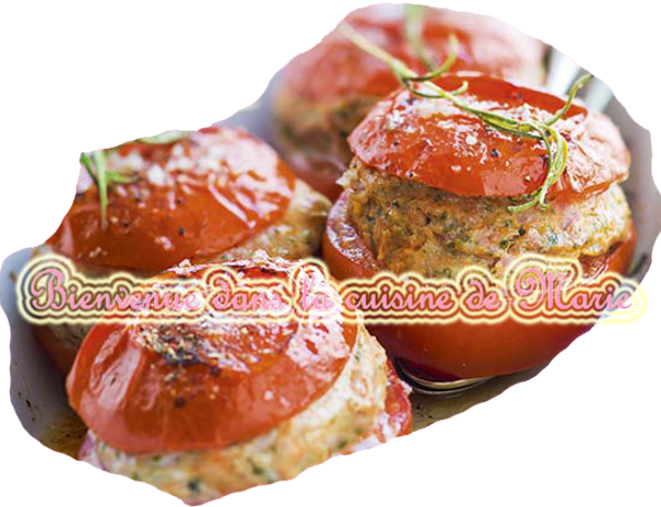 TOMATES FARCIES AU POULET