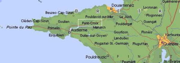 Pont Croix, dans le Finistère et sa collégiale.