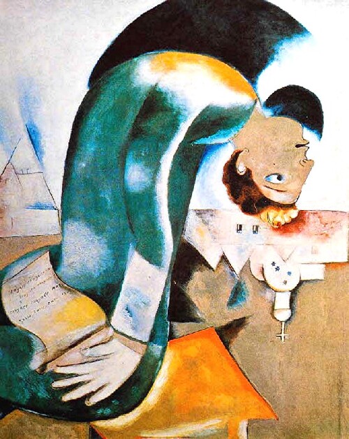 Chagall  /5 /              Paris 1912-1913 : le mal du pays ! (2)