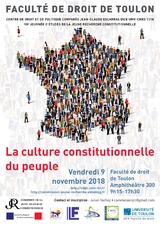 Affiche VIIe journée d'études "la culture du peuple"