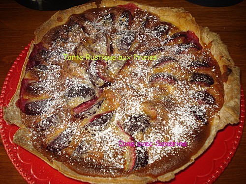 Tarte rustique aux Prunes 8