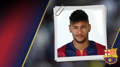 Portrait Neymar da Silva Santos Júnior. Numéro 11