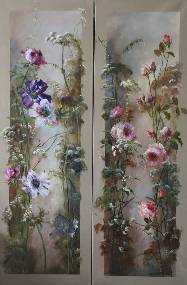 Peintures florales de : Sylvie Fortin