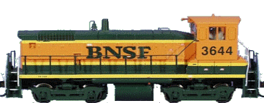 EMD SW1000 3643 gauche