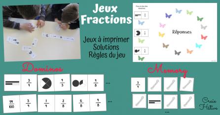 Fractions : Coloriages magiques 