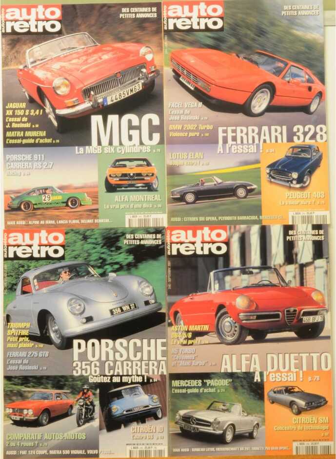 Autoretro - année 2001