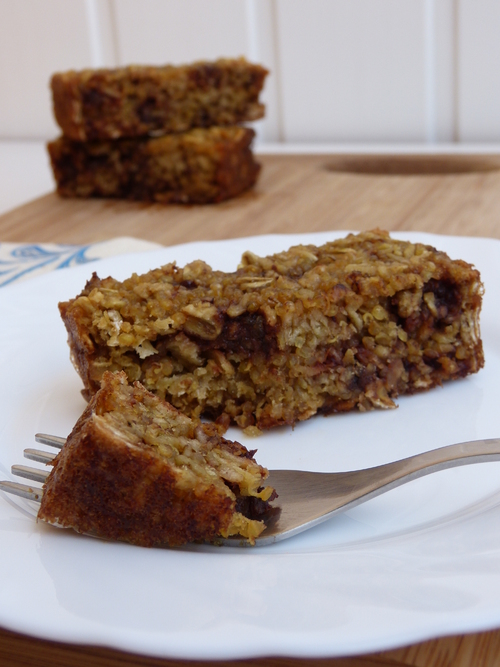 Barres au quinoa, flocons d'avoine et pépites de chocolat