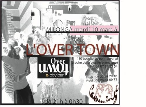 MILONGA A L'OVERTOWN CE MARDI 10 MARS 2009