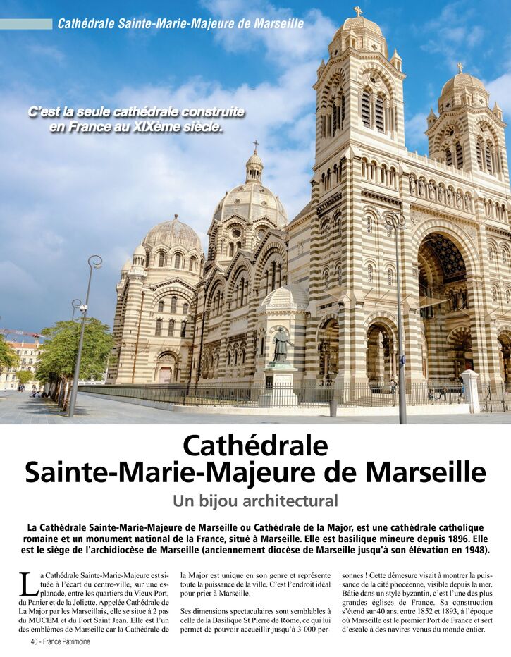 Les plus beaux sites de France - Cathédrale Sainte-Marie-Majeure de Marseille