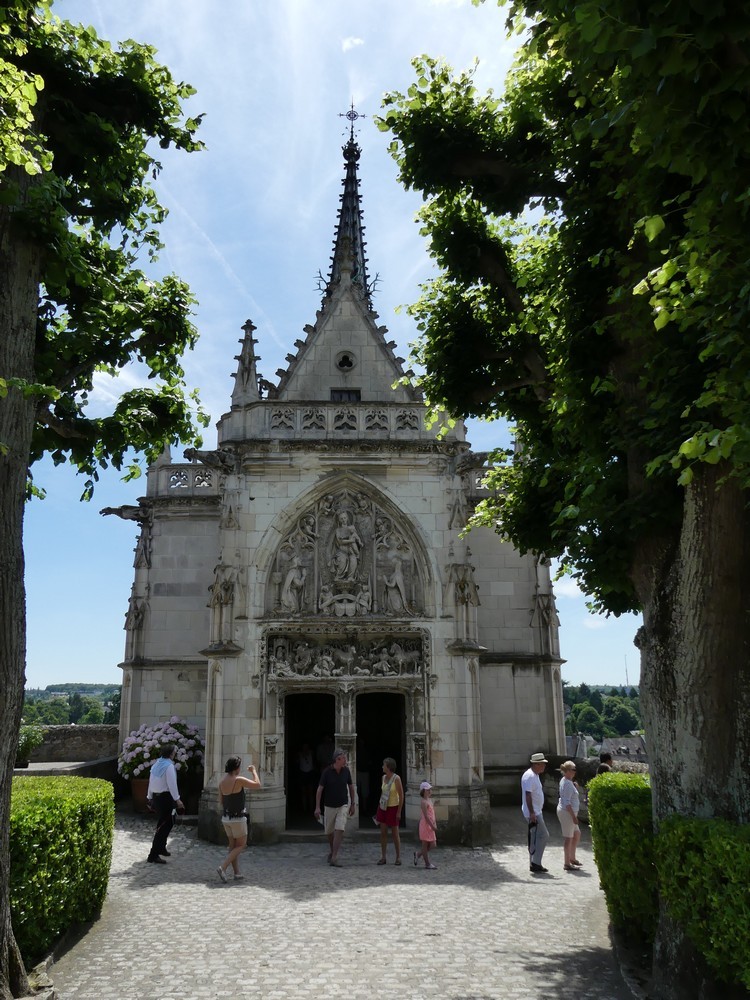 Le château Royal d'Amboise : la Chapelle Saint-Hubert...