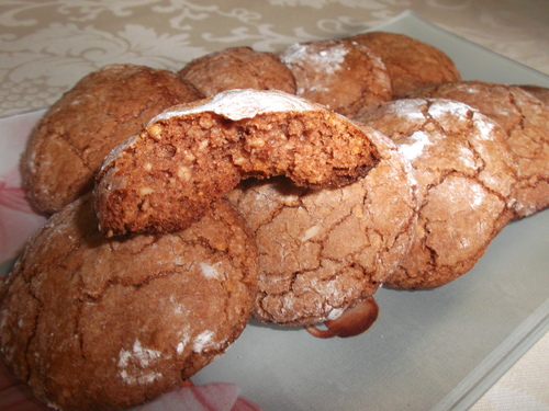 Biscuits craquelés à la pâte à tartiner 