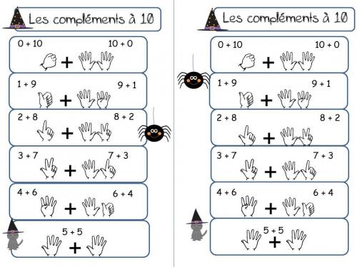 LES COMPLEMENTS A 10 - CP